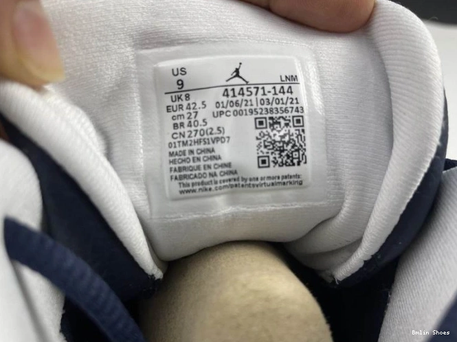 Bmlin 13 Air Jordan Blue 414571-144 Dark Powder 0825